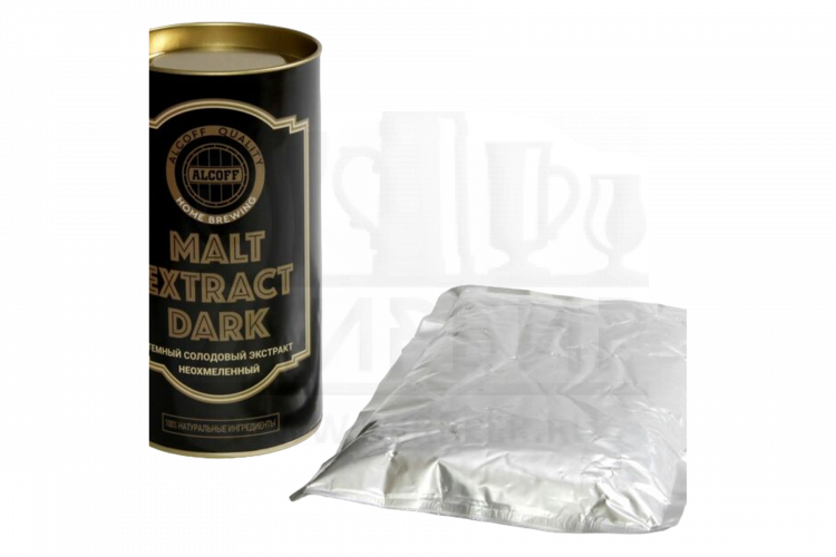 Неохмелённый экстракт ALCOFF "MALT EXTRACT DARK" тёмный, 1.7 кг.